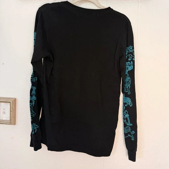 Bella Canvas Black Tee with White Polka Dot Graphic - Picture 6 of 6